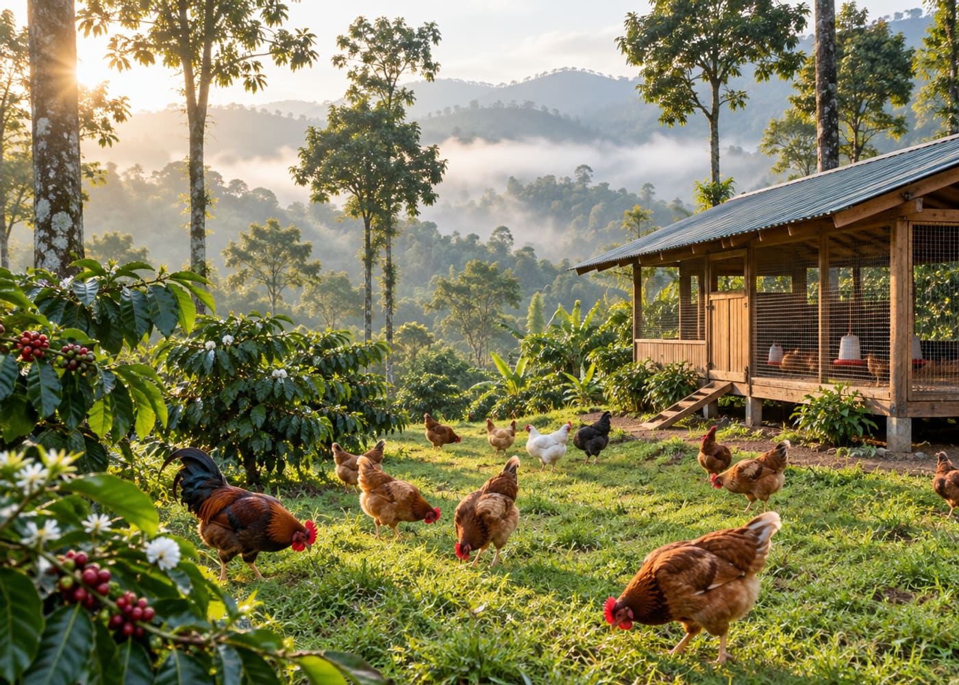 Partner farm in the green hills of Wayanad, Kerala