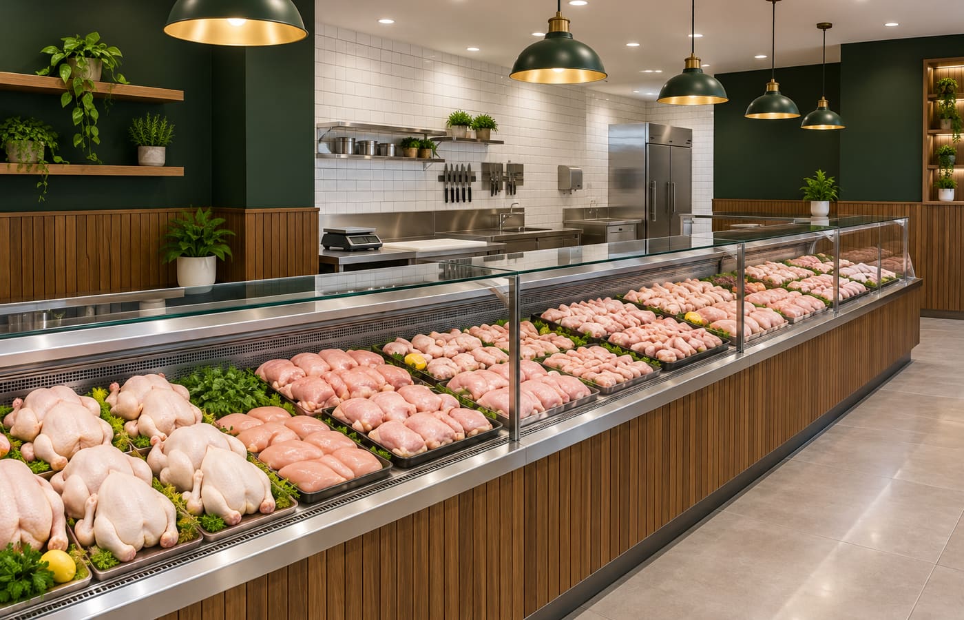 Inside a Delvora store with chilled display counters
